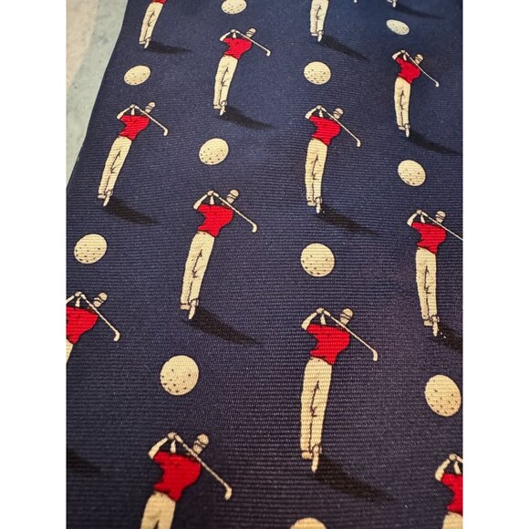 Set of 5 Golf-Themed Silk Ties – Perfect Father’s Day Gift! - Picture 7 of 16